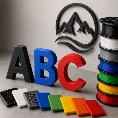 3D-Druck Buchstaben und Logos nach Maß