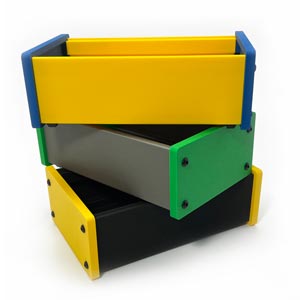 Eurorack Cases aus PLA Kunststoff in verschiedenen Farben