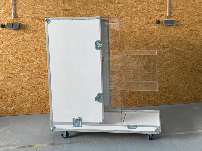 Ansicht mit halben Haubencase