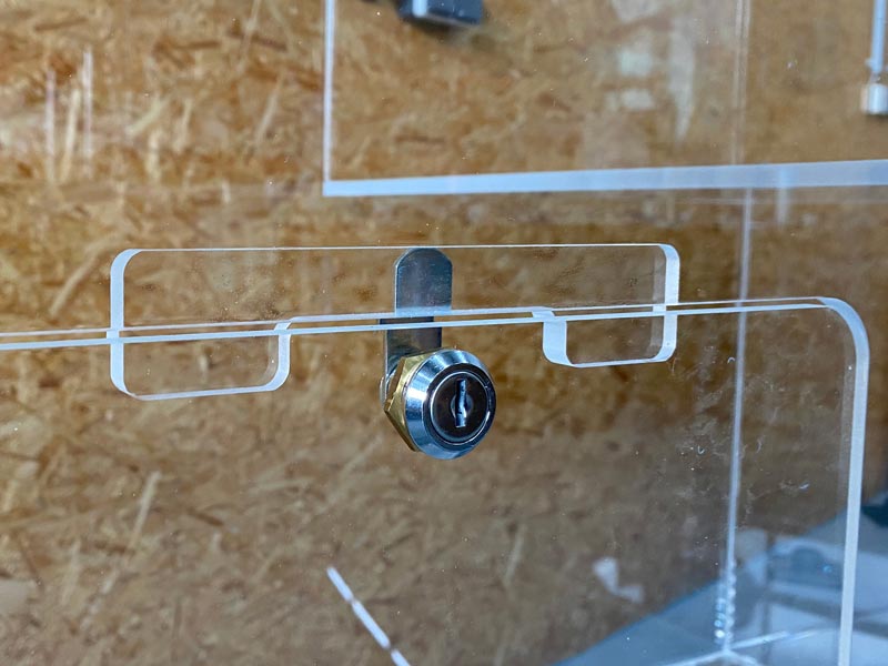 Detailansicht Verriegelung