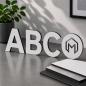 Preview: Alu-Verbundplatte als Text oder Logo