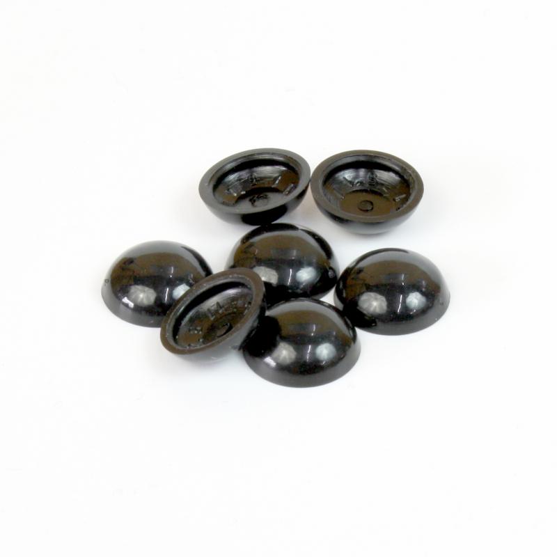 Abdeckkappen schwarz, 14,5 mm (VPE=100St.)