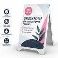 Druckfolien für PS Board Kundenstopper (Set)